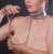 Серебристый ошейник из искусственной кожи - Sitabella - купить с доставкой в Рыбинске