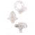 Набор из 3 прозрачных эрекционных колец с вибрацией Teasers Ring Kit - Chisa - в Рыбинске купить с доставкой