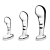 Набор из 3 стальных стимуляторов простаты Stainless Steel P-spot Training Set - b-Vibe - в Рыбинске купить с доставкой