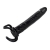 Чёрная насадка-фаллос для двойного проникновения INFLATABLE DILDO SLIM DONG  - 13,5 см. - Toyz4lovers - в Рыбинске купить с доставкой