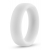 Белое люминесцентное эрекционное кольцо Silicone Glo Cock Ring - Blush Novelties - в Рыбинске купить с доставкой