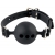 Силиконовый кляп-шар с отверстиями для дыхания Silicone Breathable Ball Gag Small - Pipedream - купить с доставкой в Рыбинске