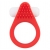 Красное эрекционное кольцо LIT-UP SILICONE STIMU RING 1 RED - Dream Toys - в Рыбинске купить с доставкой