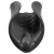 Чёрный мастурбатор Vibrating Silicone Stimulator с вибрацией - Pipedream - в Рыбинске купить с доставкой