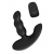 Черный силиконовый стимулятор простаты Levett Nitoc с пультом ДУ - Levett - в Рыбинске купить с доставкой