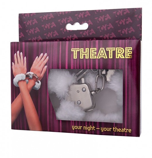 Наручники с белой меховой опушкой - ToyFa - купить с доставкой в Рыбинске