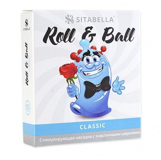 стимулирующий презерватив-насадка Roll   Ball Classic - Sitabella - купить с доставкой в Рыбинске