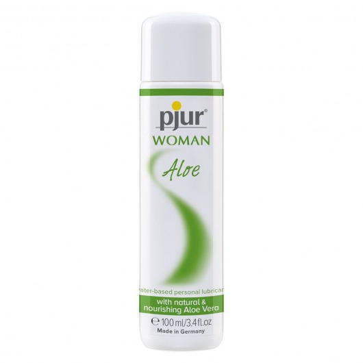 Лубрикант на водной основе pjur WOMAN Aloe - 100 мл. - Pjur - купить с доставкой в Рыбинске