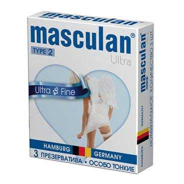 Ультратонкие презервативы Masculan Ultra Fine с обильной смазкой - 3 шт. - Masculan - купить с доставкой в Рыбинске