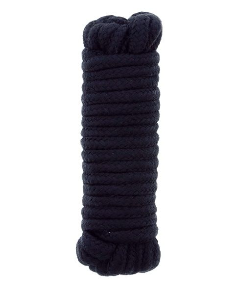 Чёрная веревка для связывания BONDX LOVE ROPE - 5 м. - Dream Toys - купить с доставкой в Рыбинске