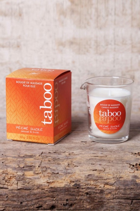 Массажное аромамасло с афродизиаками для женщин RUF Taboo Peche sucre - 60 гр. - RUF - купить с доставкой в Рыбинске