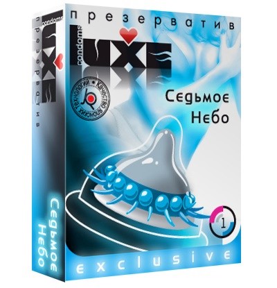 Презерватив LUXE  Exclusive  Седьмое небо  - 1 шт. - Luxe - купить с доставкой в Рыбинске