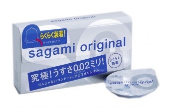 Ультратонкие презервативы Sagami Original QUICK - 6 шт. - Sagami - купить с доставкой в Рыбинске