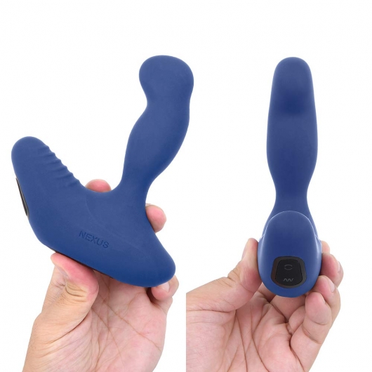 Синий вибромассажер простаты NEXUS REVO 2.0 с вращающейся головкой - Nexus Range - в Рыбинске купить с доставкой