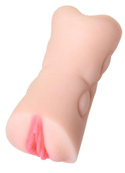 Телесный двусторонний мастурбатор Rich Fruit - вагина и анус - ToyFa - в Рыбинске купить с доставкой
