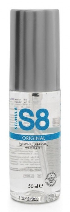 Универсальный лубрикант на водной осноdе S8 Original Lube - 50 мл. - Stimul8 - купить с доставкой в Рыбинске