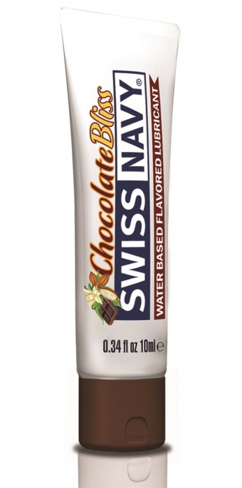 Лубрикант с ароматом шоколада Swiss Navy Chocolate Bliss Lube - 10 мл. - Swiss navy - купить с доставкой в Рыбинске