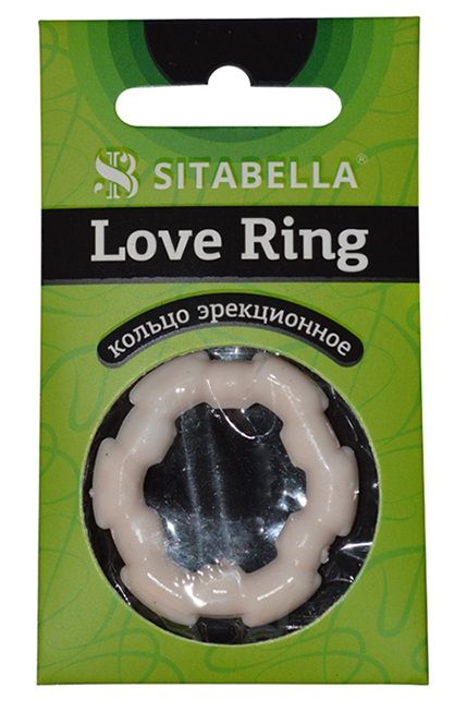 Фигурное эрекционное кольцо из киберкожи - Sitabella - в Рыбинске купить с доставкой