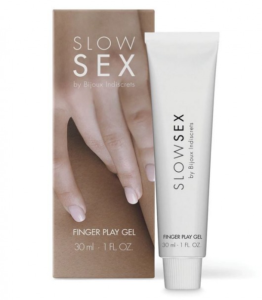 Гель для мастурбации с ароматом кокоса Slow Sex Finger Play Gel - 30 мл. - Bijoux Indiscrets - купить с доставкой в Рыбинске