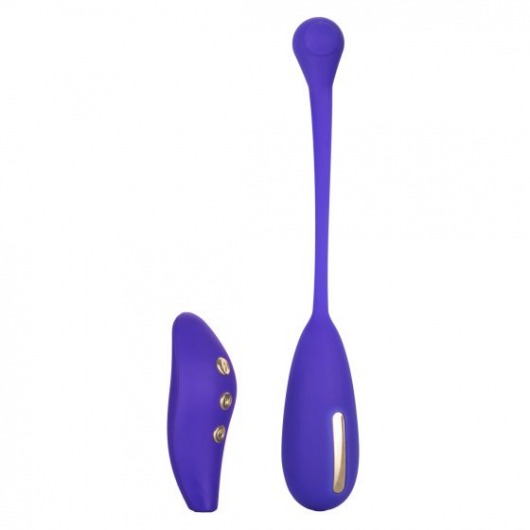 Фиолетовый шарик с электростимуляцией и вибрацией Intimate E-Stimulator Remote Kegel Exerciser - California Exotic Novelties - купить с доставкой в Рыбинске