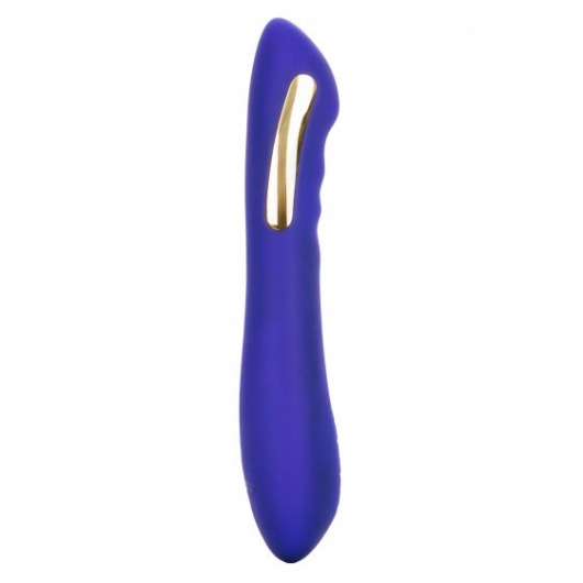 Фиолетовый вибратор с электростимуляцией Intimate E-Stimulator Petite Wand - 18,5 см. - California Exotic Novelties - купить с доставкой в Рыбинске