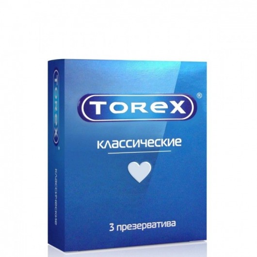 Гладкие презервативы Torex  Классические  - 3 шт. - Torex - купить с доставкой в Рыбинске