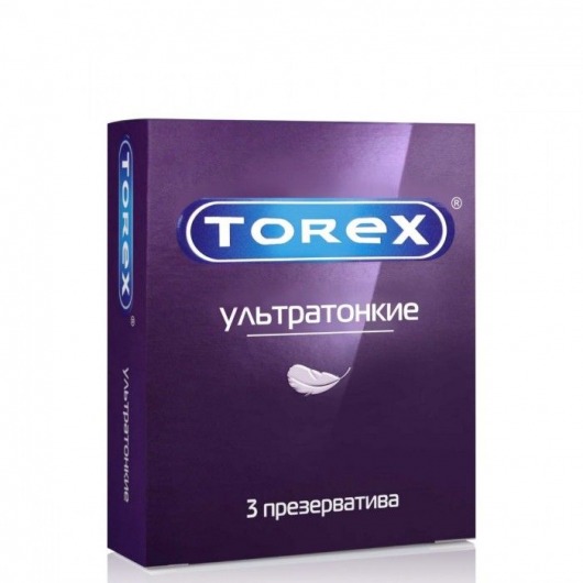 Презервативы Torex  Ультратонкие  - 3 шт. - Torex - купить с доставкой в Рыбинске