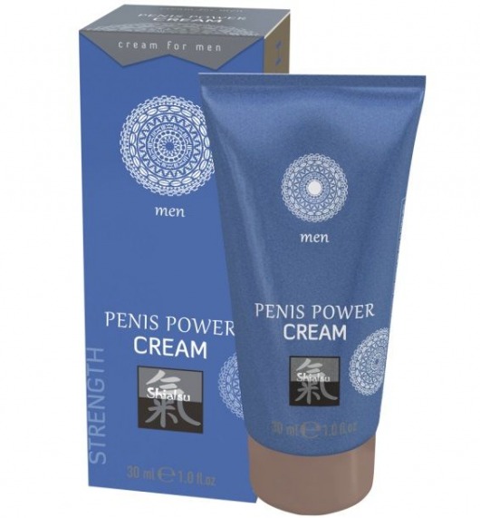 Возбуждающий крем для мужчин Penis Power Cream - 30 мл. - Shiatsu - купить с доставкой в Рыбинске