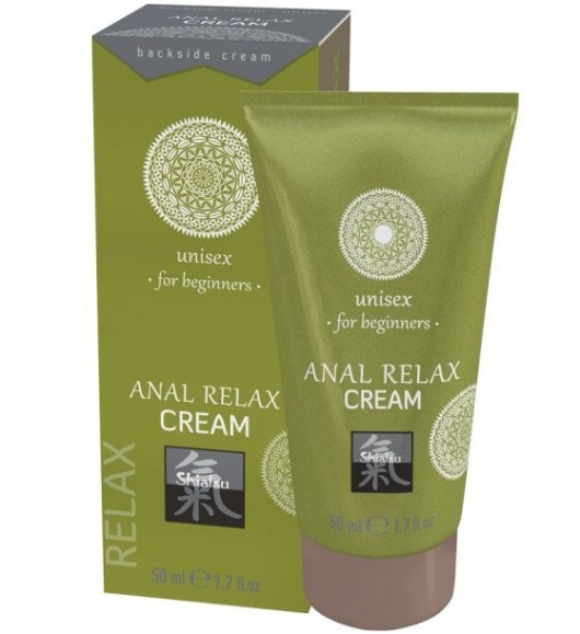 Анальный крем Anal Relax Cream - 50 мл. - Shiatsu - купить с доставкой в Рыбинске