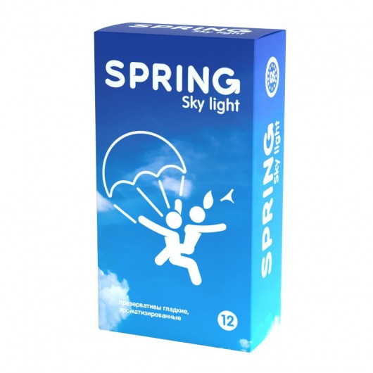 Ультратонкие презервативы SPRING SKY LIGHT - 12 шт. - SPRING - купить с доставкой в Рыбинске