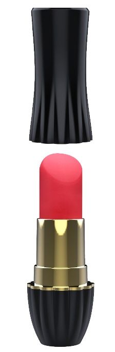 Клиторальный стимулятор-помада LIPSTICK - 9,3 см. - Dream Toys - купить с доставкой в Рыбинске