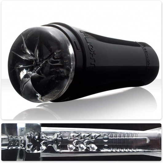 Черный мастурбатор-анус Fleshlight - Flight Pilot - Fleshlight - в Рыбинске купить с доставкой
