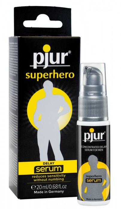 Сыворотка-пролонгатор pjur SUPERHERO Delay Serum - 20 мл. - Pjur - купить с доставкой в Рыбинске