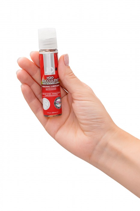 Лубрикант с ароматом арбуза JO Flavored Watermelon - 30 мл. - System JO - купить с доставкой в Рыбинске