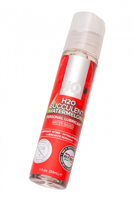 Лубрикант с ароматом арбуза JO Flavored Watermelon - 30 мл. - System JO - купить с доставкой в Рыбинске