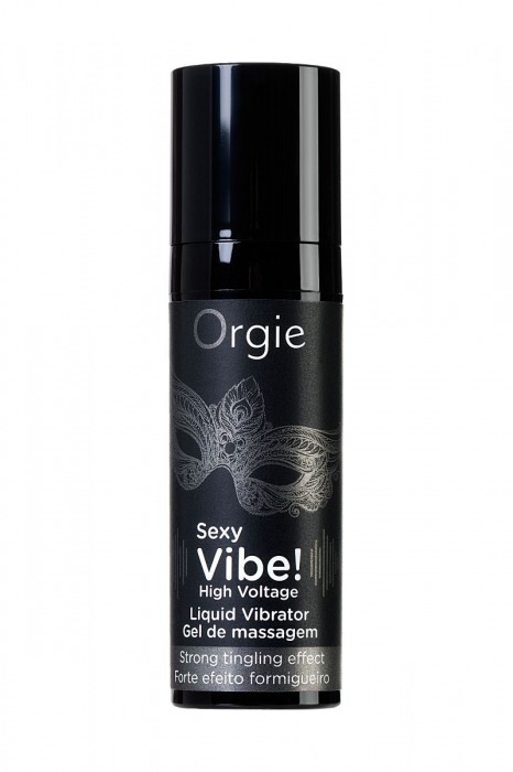 Гель для массажа ORGIE Sexy Vibe High Voltage с эффектом вибрации - 15 мл. - ORGIE - купить с доставкой в Рыбинске