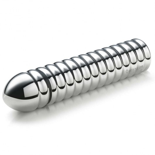 Рельефный фаллос для интенсивного электросекса Groovey George - 20 см. - MyStim - купить с доставкой в Рыбинске