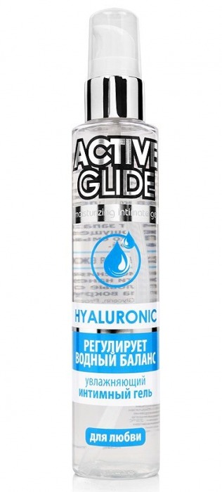 Увлажняющий интимный гель Active Glide Hyaluronic - 100 гр. - Биоритм - купить с доставкой в Рыбинске