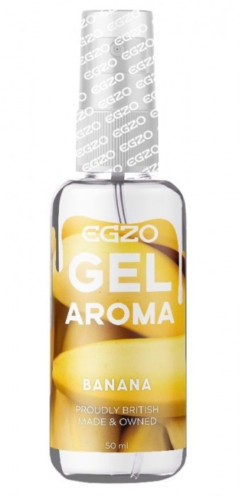 Интимный лубрикант EGZO AROMA с ароматом банана - 50 мл. - EGZO - купить с доставкой в Рыбинске