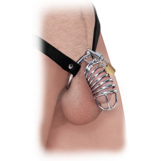 Кольцо верности Extreme Chastity Belt с фиксацией головки - Pipedream - купить с доставкой в Рыбинске