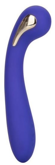 Фиолетовый вибромассажер с электростимуляцией Intimate Estim Petite G Wand - 19 см. - California Exotic Novelties - купить с доставкой в Рыбинске