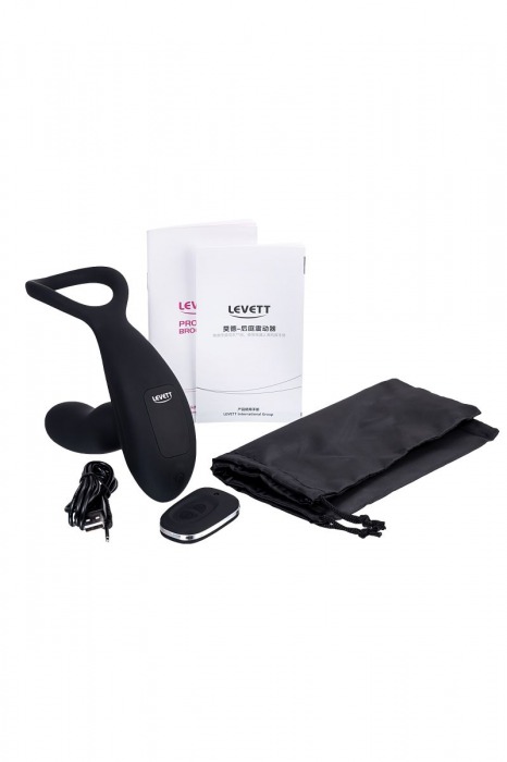 Черный стимулятор простаты Maud с вибрацией - Levett - в Рыбинске купить с доставкой