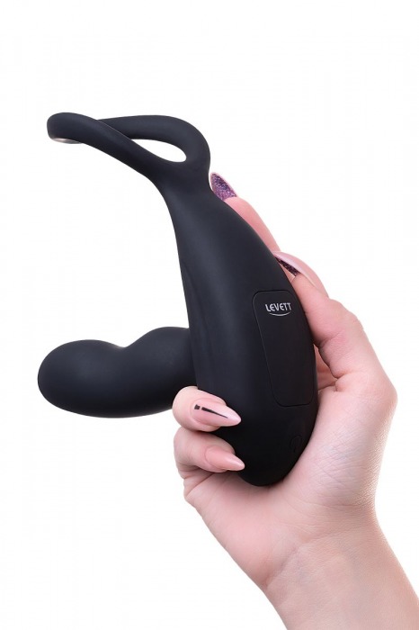 Черный стимулятор простаты Maud с вибрацией - Levett - в Рыбинске купить с доставкой