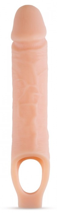 Телесный реалистичный фаллоудлинитель 10 Inch Silicone Cock Sheath Penis Extender - 25,4 см. - Blush Novelties - в Рыбинске купить с доставкой