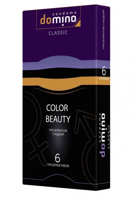 Разноцветные презервативы DOMINO Colour Beauty - 6 шт. - Domino - купить с доставкой в Рыбинске