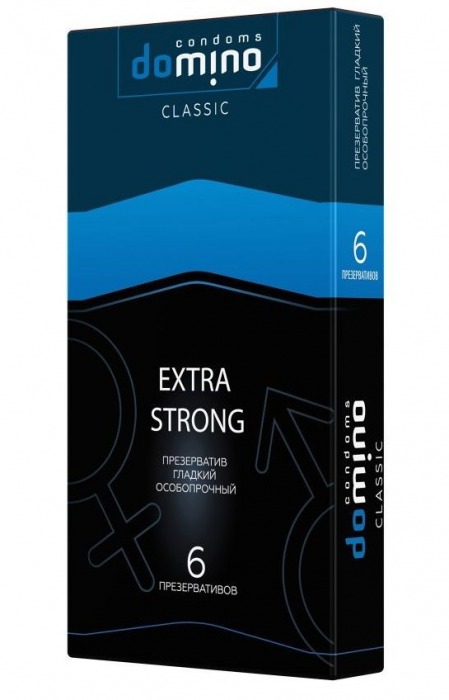 Суперпрочные презервативы DOMINO Extra Strong - 6 шт. - Domino - купить с доставкой в Рыбинске