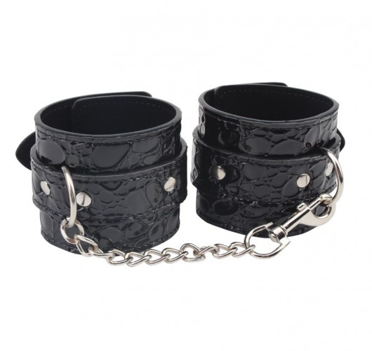 Черные наручники Be good Wrist Cuffs - Chisa - купить с доставкой в Рыбинске