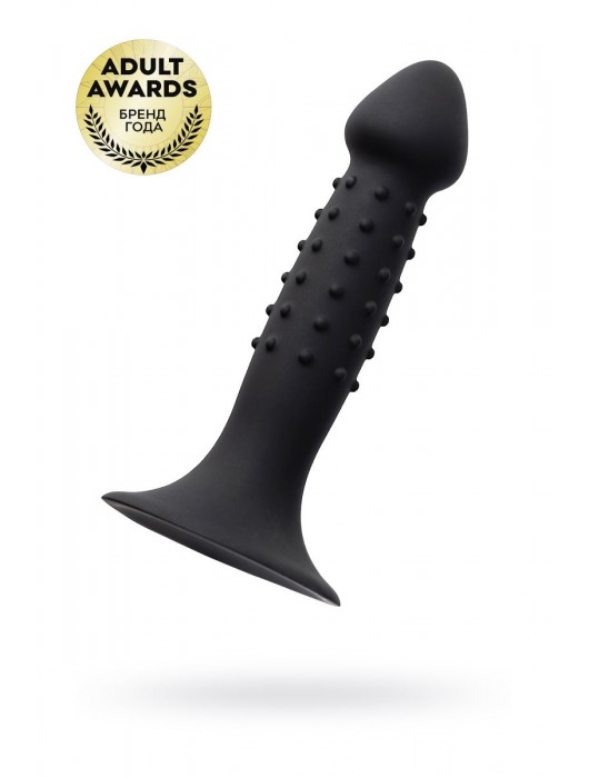 Черный анальный фаллоимитатор Spikn - 14 см. - A-toys