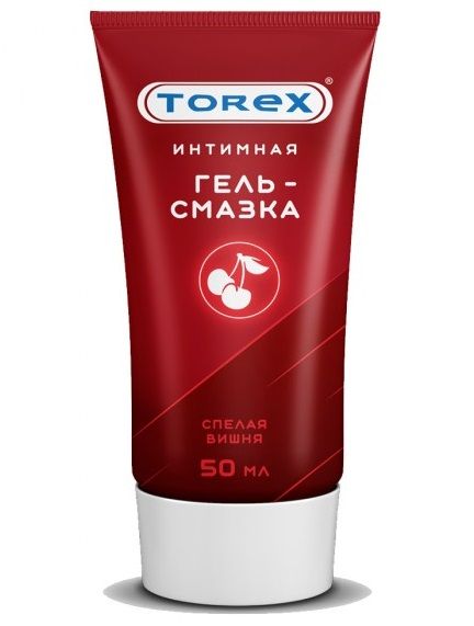 Смазка на водной основе TOREX  Спелая вишня  - 50 мл. - Torex - купить с доставкой в Рыбинске