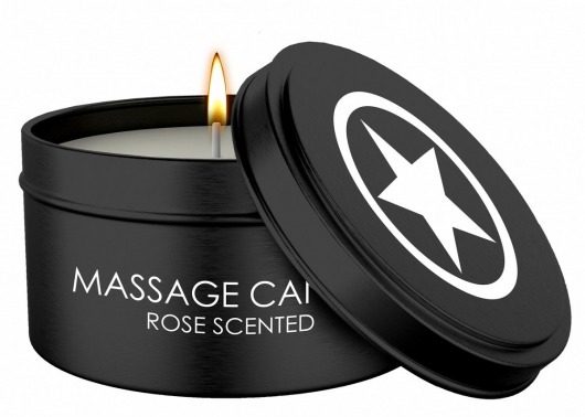 Массажная свеча с ароматом розы Massage Candle - Shots Media BV - купить с доставкой в Рыбинске